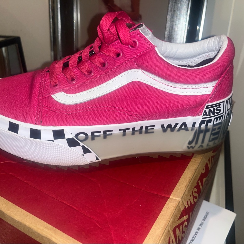 Vans pink old school stacked sneakers - 7 1/2